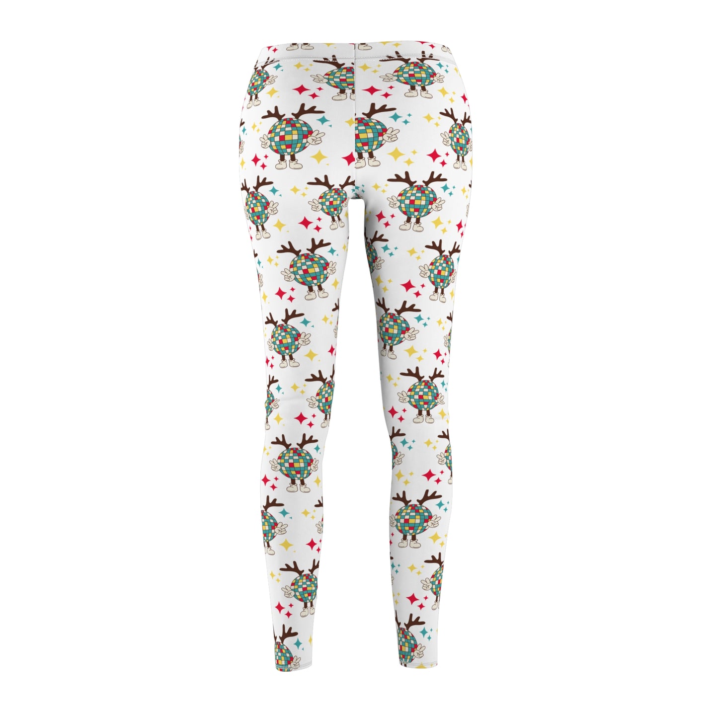 Christmas Yall Women Pajama Leggings Set- White