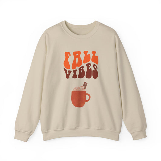 Fall Vibes Sweatshirt Tan