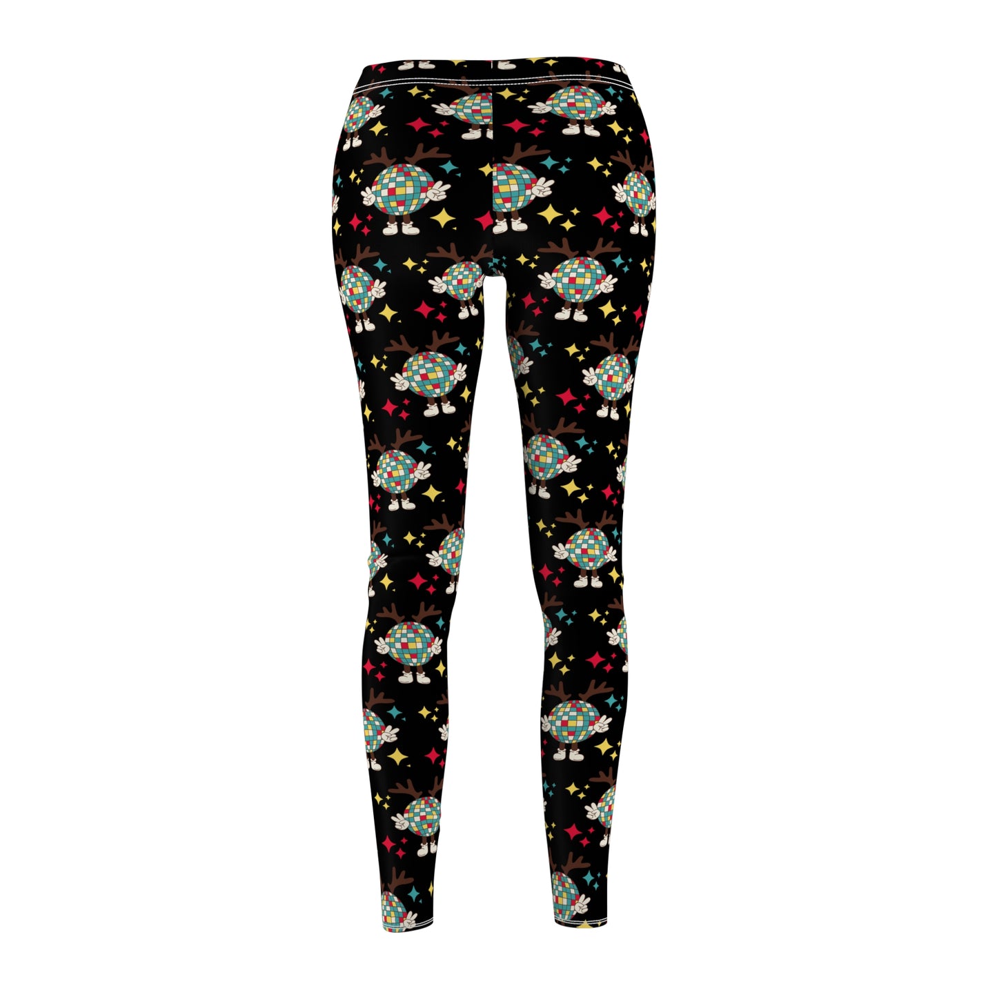 Christmas Yall Women Pajama Legging Set - Black