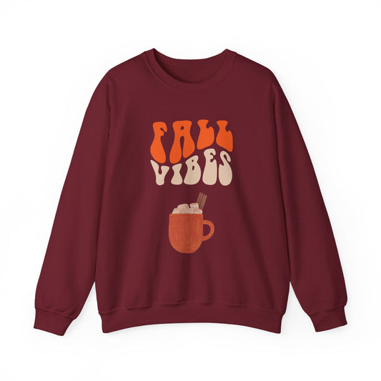 Fall Vibes Sweatshirt Choc