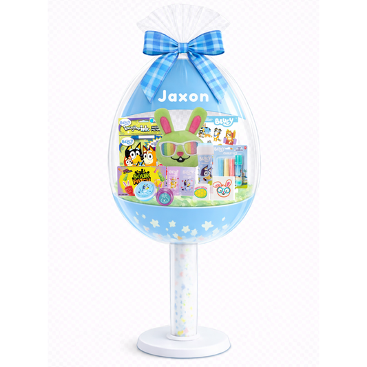 Bluey Inspired Easter Egg Basket (Boy)