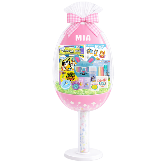 Bluey Inspired Easter Egg Basket (Girl)