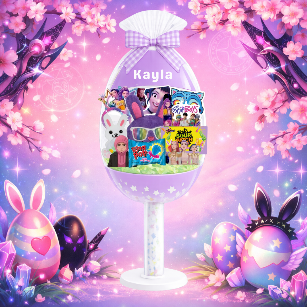 Huntrix Inspired Easter Egg Basket