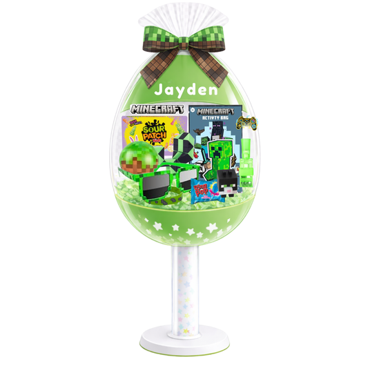Minecraft Inspired Easter Egg Basket
