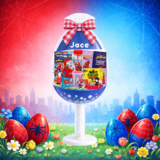 Spiderman Inspired Easter Egg Basket