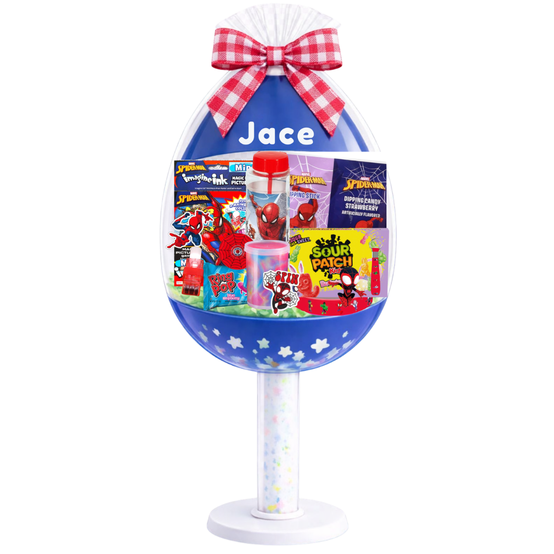 Spiderman Inspired Easter Egg Basket